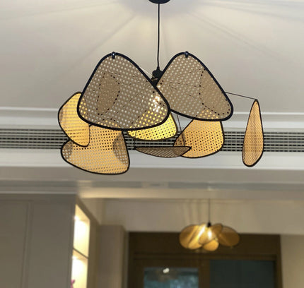 Pendant lamp SCREEN CANN by Rodesigne — wood modern pendant light, custom designer lighting by RODESIGNE