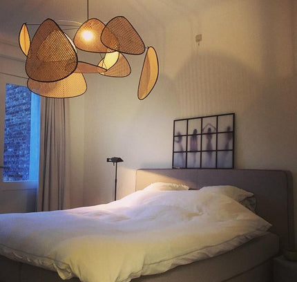 Pendant lamp SCREEN CANN by Rodesigne — wood modern pendant light, custom designer lighting by RODESIGNE