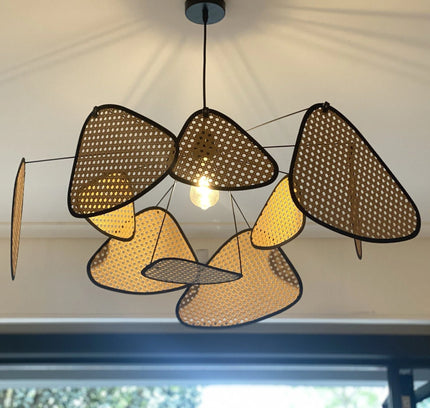 Pendant lamp SCREEN CANN by Rodesigne — wood modern pendant light, custom designer lighting by RODESIGNE