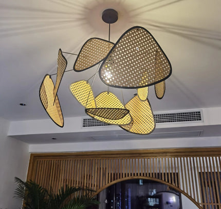 Pendant lamp SCREEN CANN by Rodesigne — wood modern pendant light, custom designer lighting by RODESIGNE