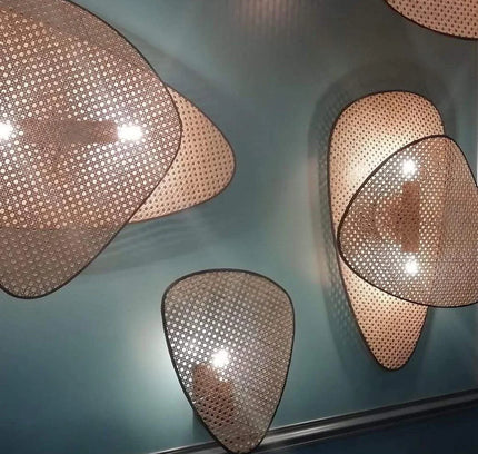 Wall lamp (Sconce) CANNAGE by Rodesigne — wood wall sconce lamp, designer lighting by RODESIGNE