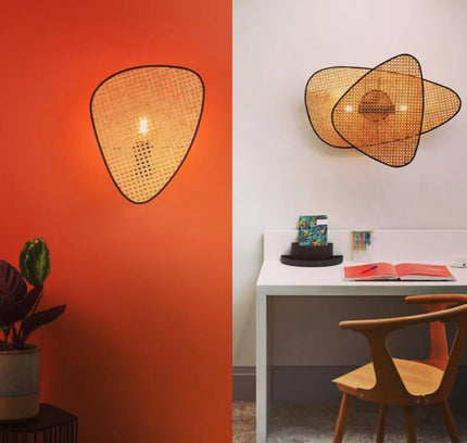 Wall lamp (Sconce) CANNAGE by Rodesigne — wood wall sconce lamp, designer lighting by RODESIGNE