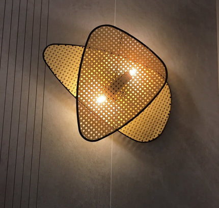 Wall lamp (Sconce) CANNAGE by Rodesigne — wood wall sconce lamp, designer lighting by RODESIGNE