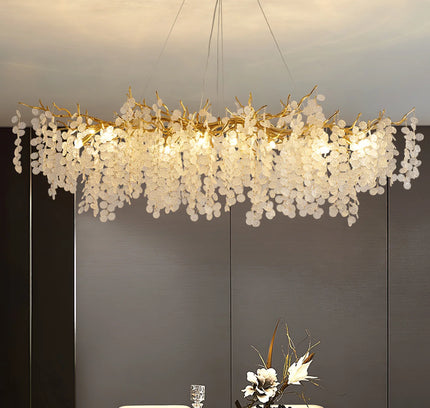 Chandelier SHIRO NODA by Rodesigne — glass designer chandelier, custom lighting by RODESIGNE