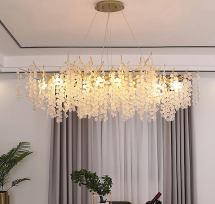 Chandelier SHIRO NODA by Rodesigne — glass designer chandelier, custom lighting by RODESIGNE