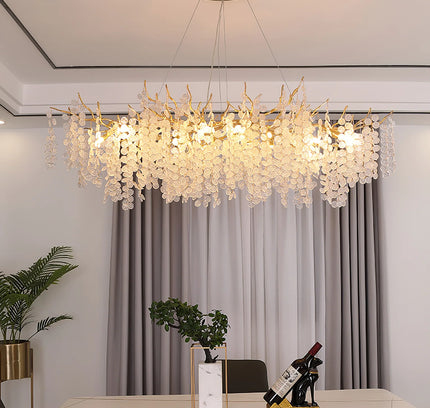 Chandelier SHIRO NODA by Rodesigne — glass designer chandelier, custom lighting by RODESIGNE