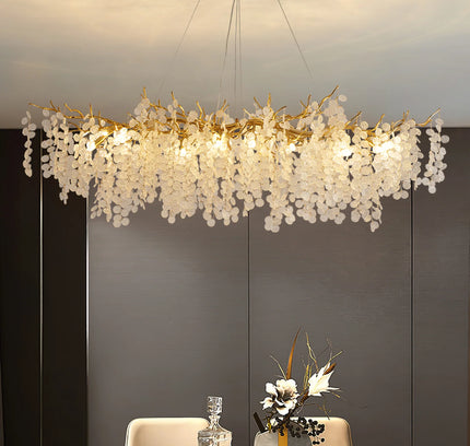 Chandelier SHIRO NODA by Rodesigne — glass designer chandelier, custom lighting by RODESIGNE