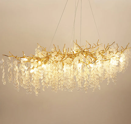 Chandelier SHIRO NODA by Rodesigne — glass designer chandelier, custom lighting by RODESIGNE