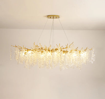 Chandelier SHIRO NODA by Rodesigne — glass designer chandelier, custom lighting by RODESIGNE