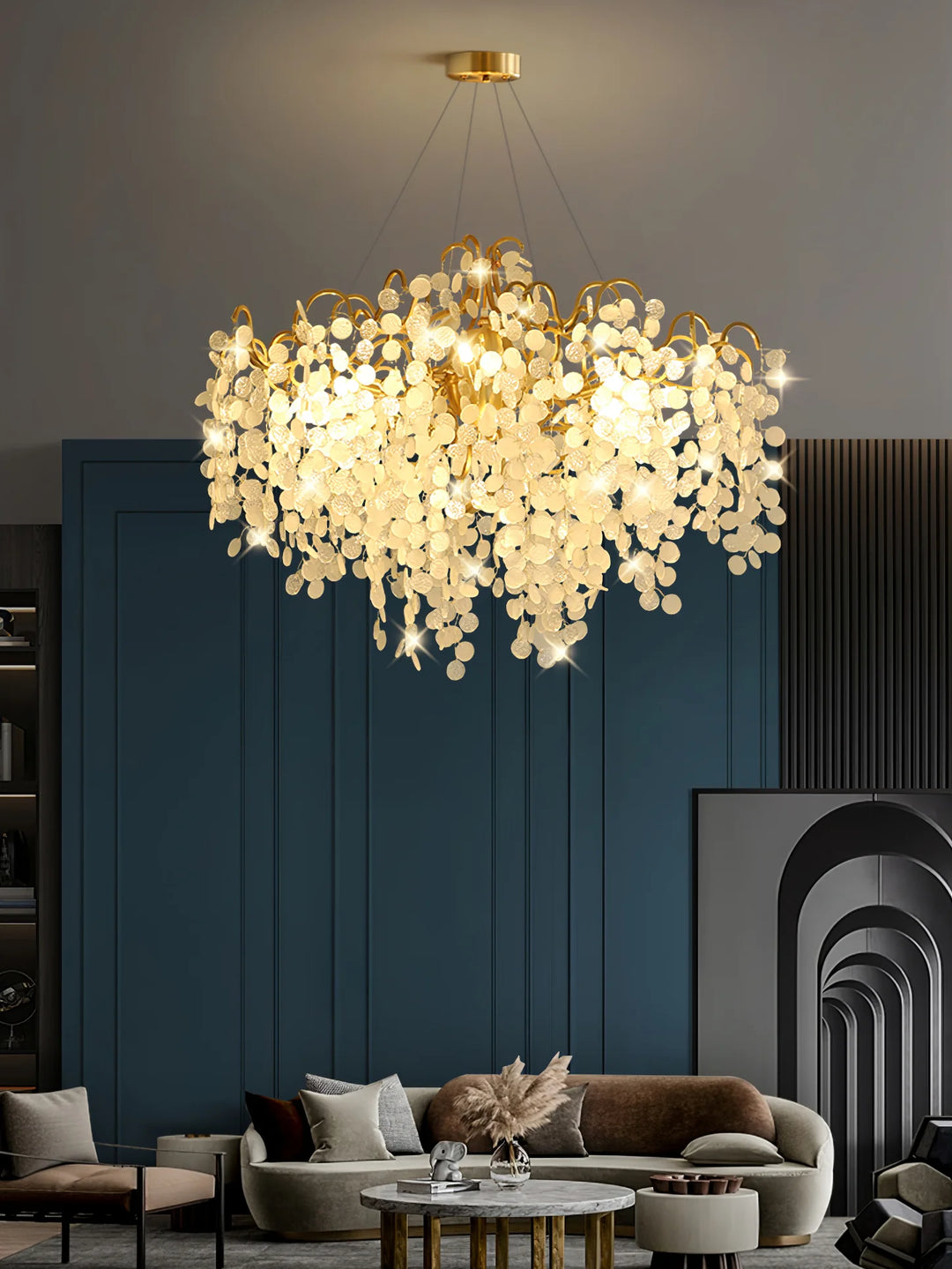 Chandelier SHIRO NODA ROUND by Rodesigne