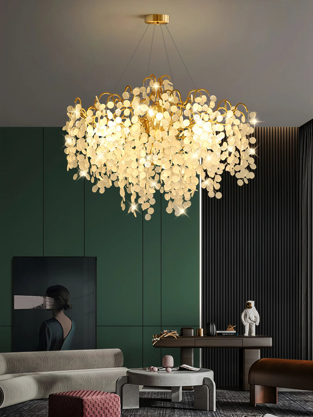 Chandelier SHIRO NODA ROUND by Rodesigne