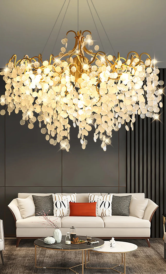 Chandelier SHIRO NODA ROUND by Rodesigne