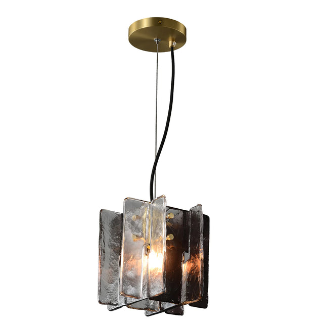 Pendant lamp BLOCKS by Rodesigne — brass modern pendant light, custom designer lighting by RODESIGNE