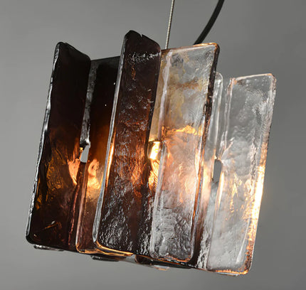 Pendant lamp BLOCKS by Rodesigne — brass modern pendant light, custom designer lighting by RODESIGNE