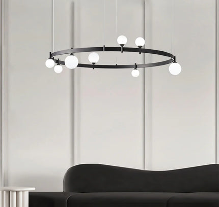 Chandelier STAN by Rodesigne — glass designer chandelier, custom lighting by RODESIGNE