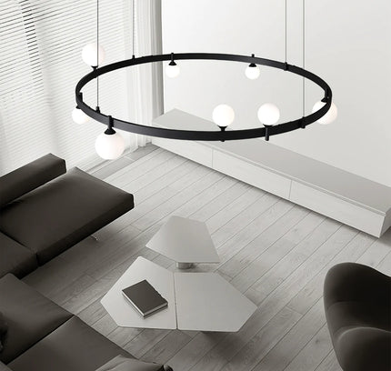 Chandelier STAN by Rodesigne — glass designer chandelier, custom lighting by RODESIGNE