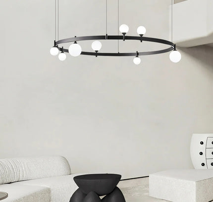 Chandelier STAN by Rodesigne — glass designer chandelier, custom lighting by RODESIGNE