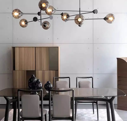 Pendant lamp KENDA by Rodesigne — glass modern pendant light, custom designer lighting by RODESIGNE