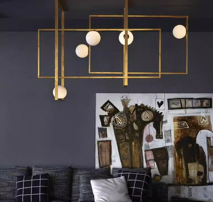 Chandelier TENU by Rodesigne — brass designer chandelier, custom lighting by RODESIGNE