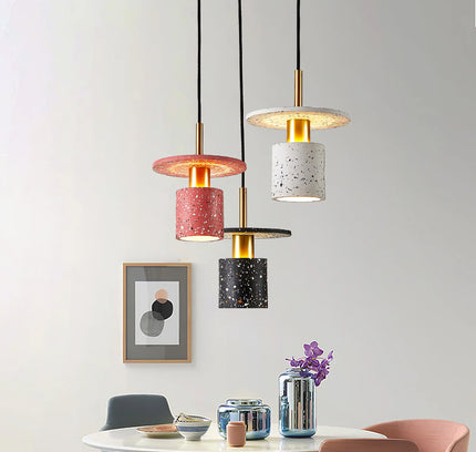 Pendant lamp TERRA ZEL by Rodesigne — brass modern pendant light, custom designer lighting by RODESIGNE