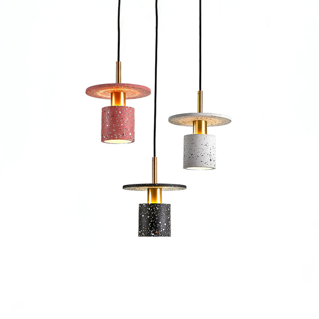Pendant lamp TERRA ZEL by Rodesigne — brass modern pendant light, custom designer lighting by RODESIGNE