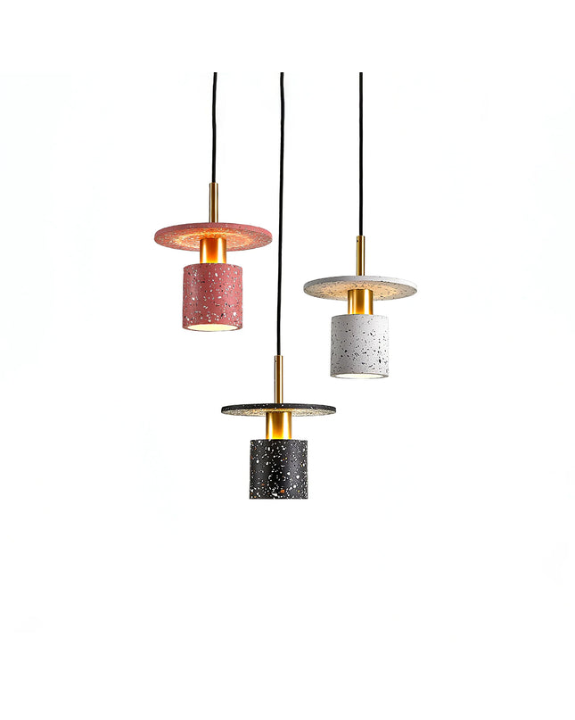 Pendant lamp TERRA ZEL by Rodesigne — brass modern pendant light, custom designer lighting by RODESIGNE