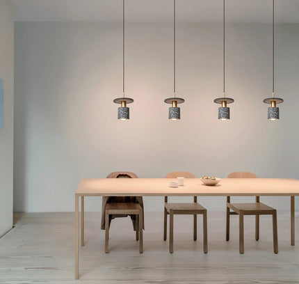 Pendant lamp TERRA ZEL by Rodesigne — brass modern pendant light, custom designer lighting by RODESIGNE