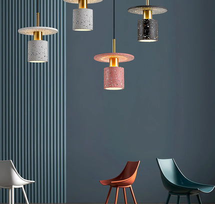 Pendant lamp TERRA ZEL by Rodesigne — brass modern pendant light, custom designer lighting by RODESIGNE