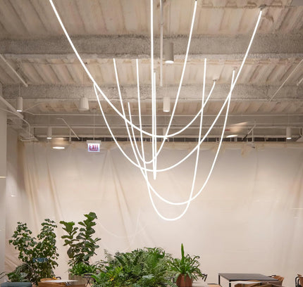 Pendant lamp HOOP by Rodesigne — brass modern pendant light, custom designer lighting by RODESIGNE