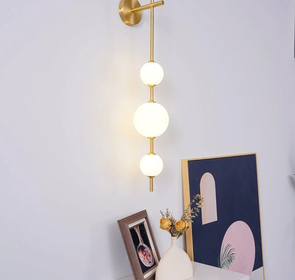 Wall lamp (Sconce) GLOBO VERTICAL by Rodesigne — glass wall sconce lamp, designer lighting by RODESIGNE