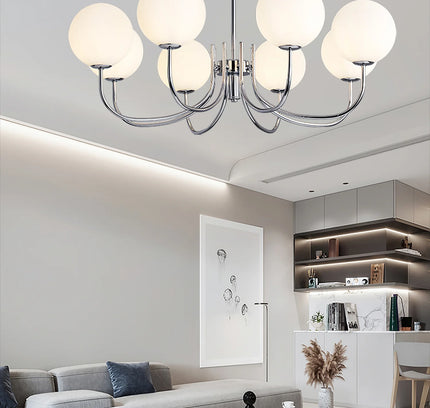 Chandelier KERRA by Rodesigne — glass designer chandelier, custom lighting by RODESIGNE