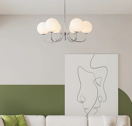 Chandelier KERRA by Rodesigne — glass designer chandelier, custom lighting by RODESIGNE