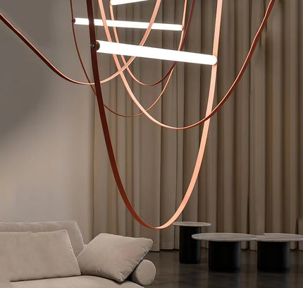 Pendant lamp LEALINE by Rodesigne — glass modern pendant light, custom designer lighting by RODESIGNE