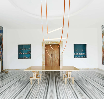 Pendant lamp LEALINE by Rodesigne — glass modern pendant light, custom designer lighting by RODESIGNE