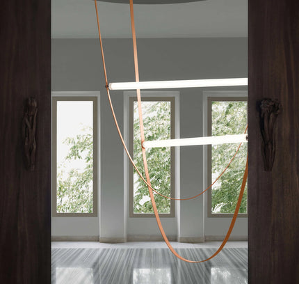Pendant lamp LEALINE by Rodesigne — glass modern pendant light, custom designer lighting by RODESIGNE
