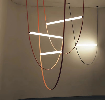 Pendant lamp LEALINE by Rodesigne — glass modern pendant light, custom designer lighting by RODESIGNE