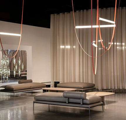 Pendant lamp LEALINE by Rodesigne — glass modern pendant light, custom designer lighting by RODESIGNE
