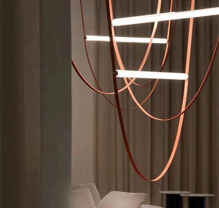 Pendant lamp LEALINE by Rodesigne — glass modern pendant light, custom designer lighting by RODESIGNE