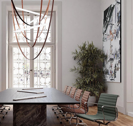 Pendant lamp LEALINE by Rodesigne — glass modern pendant light, custom designer lighting by RODESIGNE