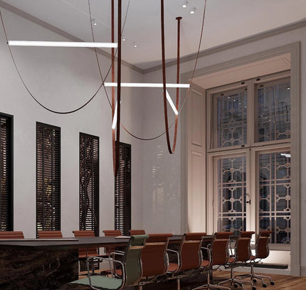Pendant lamp LEALINE by Rodesigne — glass modern pendant light, custom designer lighting by RODESIGNE