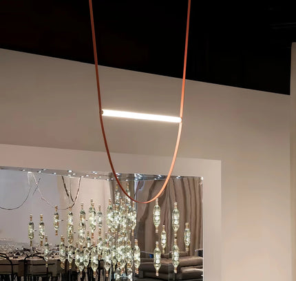 Pendant lamp LEALINE by Rodesigne — glass modern pendant light, custom designer lighting by RODESIGNE