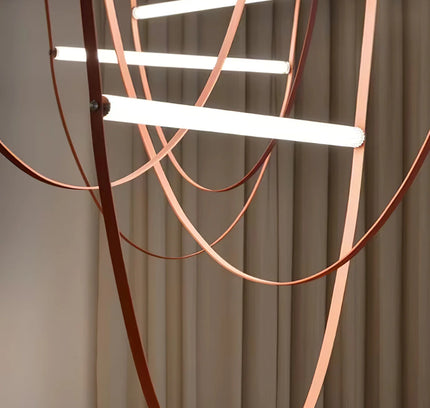 Pendant lamp LEALINE by Rodesigne — glass modern pendant light, custom designer lighting by RODESIGNE