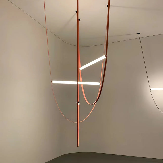 Pendant lamp LEALINE by Rodesigne — glass modern pendant light, custom designer lighting by RODESIGNE