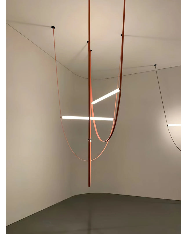 Pendant lamp LEALINE by Rodesigne — glass modern pendant light, custom designer lighting by RODESIGNE