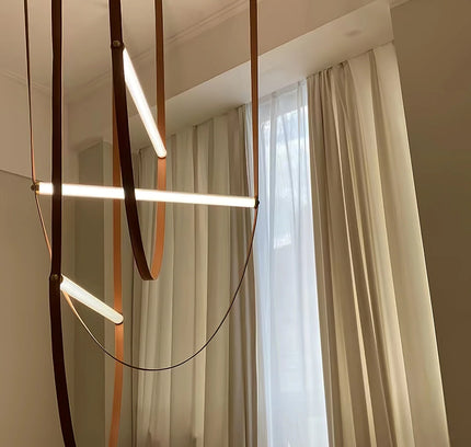 Pendant lamp LEALINE by Rodesigne — glass modern pendant light, custom designer lighting by RODESIGNE