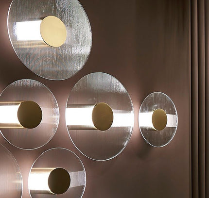 Wall Sconce LUXURE CIRCLE — brass wall sconce lamp, designer lighting by RODESIGNE