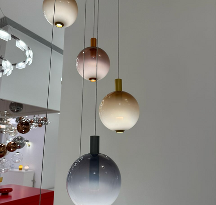 Pendant lamp BOL DI by Rodesigne — brass modern pendant light, custom designer lighting by RODESIGNE
