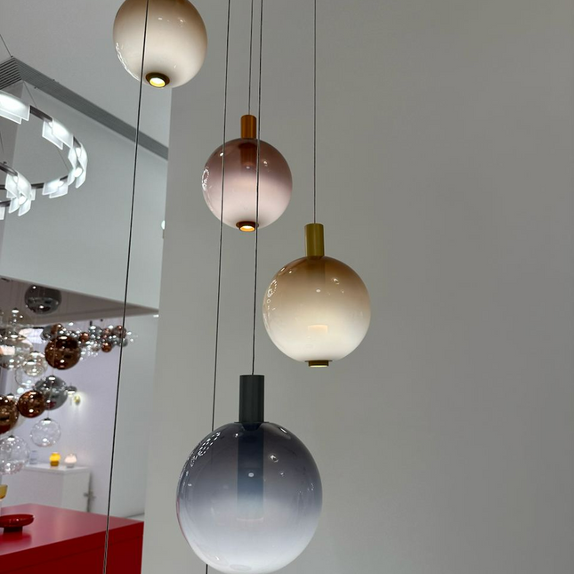 Pendant lamp BOL DI by Rodesigne — brass modern pendant light, custom designer lighting by RODESIGNE