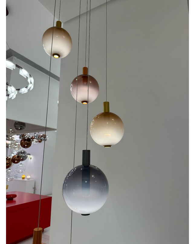 Pendant lamp BOL DI by Rodesigne — brass modern pendant light, custom designer lighting by RODESIGNE