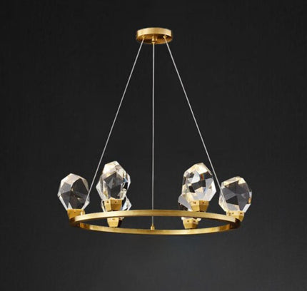 Chandelier DIALA CIRCLE — designer chandelier, custom lighting by RODESIGNE